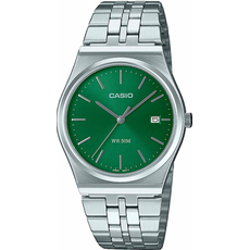 CASIO MTP-B145D-3AVEF, Варіант кольору: Сталевий/Зелений | Интернет-магазин оригинальных часов и аксессуаров