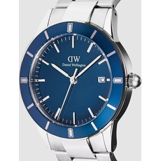 Daniel Wellington DW00100820 Iconic Paradigma Link Blue Enamel Silver, фото 3 | Интернет-магазин оригинальных часов и аксессуаров