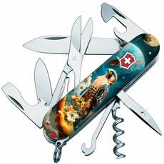 Складной нож Victorinox CLIMBER UKRAINE Сокол-защитник Vx13703.3_T3210pw (1.3703.3.T3210pw) | Интернет-магазин оригинальных часов и аксессуаров