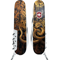Складаний ніж Victorinox CLIMBER ZODIAC Золота дерев'яна змія Vx13703.3_Z4240pk (1.3703.3.Z4240pk), фото 2 | Интернет-магазин оригинальных часов и аксессуаров