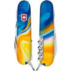 Складной нож Victorinox HUNTSMAN UKRAINE Желто-синие краски Vx13713.7_T3250pw (1.3713.7.T3250pw), фото 2 | Интернет-магазин оригинальных часов и аксессуаров