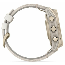 Garmin 010-02903-40 Fenix 8 Amoled 43 мм Sapphire Soft Gold with Limestone Leather Band, фото 5 | Интернет-магазин оригинальных часов и аксессуаров