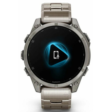 Garmin 010-02904-40 fenix 8 47mm AMOLED Sapphire Titanium with Vented titanium bracelet, фото 3 | Интернет-магазин оригинальных часов и аксессуаров