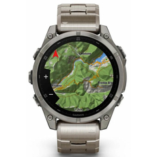 Garmin 010-02904-40 fenix 8 47mm AMOLED Sapphire Titanium with Vented titanium bracelet, фото 4 | Интернет-магазин оригинальных часов и аксессуаров