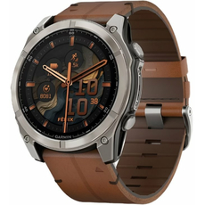 Garmin 010-02905-40 Fenix 8 Amoled 51 мм Sapphire Titanium with Chestnut Leather Band | Интернет-магазин оригинальных часов и аксессуаров