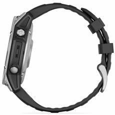 Garmin 010-03025-00 Fenix E 47 мм Stainless Steel with Black Silicone Band, фото 6 | Интернет-магазин оригинальных часов и аксессуаров