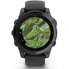 Garmin 010-03025-01 Fenix E 47 мм Slate Gray Steel with Black Silicone Band, фото 3 | Интернет-магазин оригинальных часов и аксессуаров