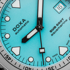DOXA 862.10.241.10 SUB 600T AQUAMARINE STAINLESS STEEL BEZEL, фото 4 | Интернет-магазин оригинальных часов и аксессуаров