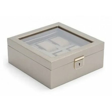 Шкатулка WOLF 213878 Palermo 6 PC Watch Box - Pewter | Интернет-магазин оригинальных часов и аксессуаров