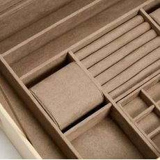 Шкатулка WOLF 392453 Sophia Jewelry Box with window Ivory, фото 5 | Интернет-магазин оригинальных часов и аксессуаров