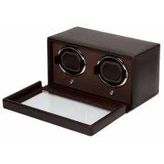 Шкатулка WOLF 461206 Cub Double Winder with Cover Brown, фото 3 | Интернет-магазин оригинальных часов и аксессуаров