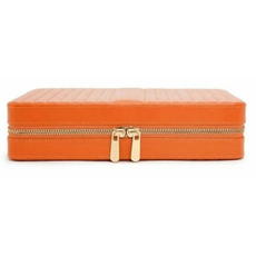 Шкатулка WOLF 766139 Maria Large Zip Jewelry Case - Tangerine, фото 2 | Интернет-магазин оригинальных часов и аксессуаров