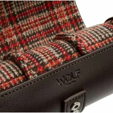 Шкатулка WOLF 800685 WM Brown Watch Roll with Cigar Case Brown, фото 4 | Интернет-магазин оригинальных часов и аксессуаров