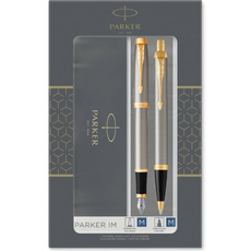 Набор ручек Parker IM Brushed Metal GT FP+BP 22-282b19 (перьевая + шариковая), фото 2 | Интернет-магазин оригинальных часов и аксессуаров