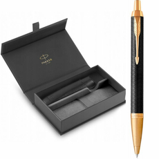 Набор Parker IM Premium Black GT BP 24-032b242 (шариковая ручка + чехол) | Интернет-магазин оригинальных часов и аксессуаров