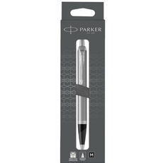 Ручка шариковая Parker IM Stainless Steel CT BP блистер 26-236 | Интернет-магазин оригинальных часов и аксессуаров