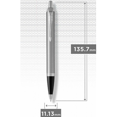 Ручка шариковая Parker IM Stainless Steel CT BP блистер 26-236, фото 4 | Интернет-магазин оригинальных часов и аксессуаров