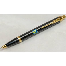 Ручка шариковая Parker IM UKRAINE Black GT BP Герб Украины сине-желт. 22032_T0076u, фото 2 | Интернет-магазин оригинальных часов и аксессуаров