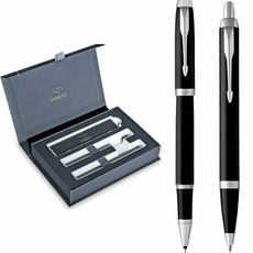 Набор Parker IM Matte Black CT RB+BP 26-182b24 (роллер + шариковая) | Интернет-магазин оригинальных часов и аксессуаров