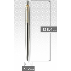 Ручка кулькова Parker JOTTER Stainless Steel GT BP блістер 16-036, фото 3 | Интернет-магазин оригинальных часов и аксессуаров