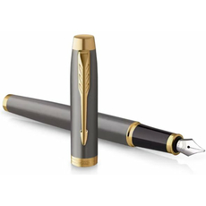 Ручка перова Parker IM Grey Lacquer GT FP F 21-111, фото 2 | Интернет-магазин оригинальных часов и аксессуаров