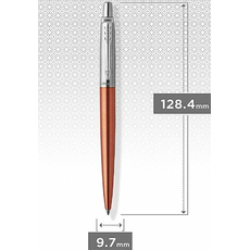Ручка кулькова Parker JOTTER Chelsea Orange CT BP 16-532, фото 3 | Интернет-магазин оригинальных часов и аксессуаров