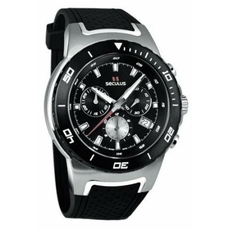 Seculus 4488.2.503 black, ss tr-ipb silver, silicon black | Интернет-магазин оригинальных часов и аксессуаров