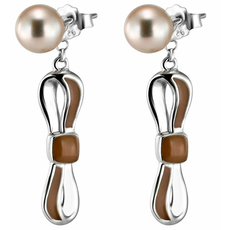 Серьги Misaki MK-QCRERIBBONPEA | Интернет-магазин оригинальных часов и аксессуаров