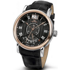 Seculus 4506.3.7003 black, ss-r, black leather | Интернет-магазин оригинальных часов и аксессуаров