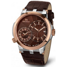 Seculus 4511.5.775/751 brown, ss-r, brown leather | Интернет-магазин оригинальных часов и аксессуаров