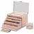 Шкатулка WOLF 329515 Caroline Extra Large Jewelry Case Rose Quartz, фото 4 | Интернет-магазин оригинальных часов и аксессуаров