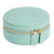 Шкатулка WOLF 392330 Sophia Round Mini Travel Zip Case Jade | Интернет-магазин оригинальных часов и аксессуаров