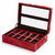 Шкатулка WOLF 493572 Memento Mori 10pc Watch Box Red, фото 2 | Интернет-магазин оригинальных часов и аксессуаров