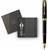 Набор Parker SONNET Matte Black Lacquer GT FP F 84-811b24 (перьевая ручка + блокнот Parker) | Интернет-магазин оригинальных часов и аксессуаров