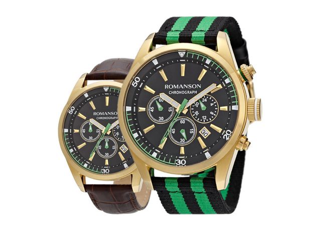 ROMANSON TL4246HM1GA31G (TL4246HMGD BK) + Дополнительный ремешок, фото 5 | Интернет-магазин оригинальных часов и аксессуаров
