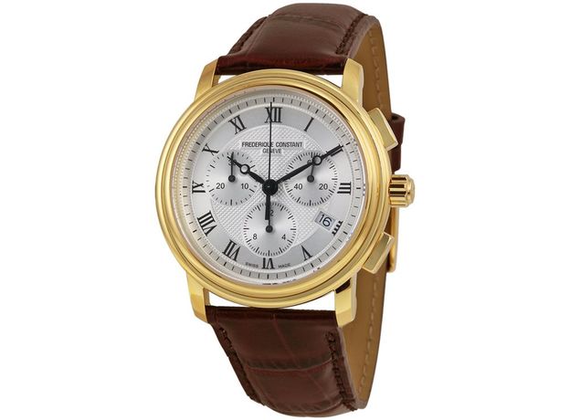 Frederique Constant FC-292MC4P5 Persuasion Silver Guilloche Chronograph, фото 2 | Интернет-магазин оригинальных часов и аксессуаров