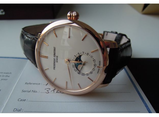 Frederique Constant FC-703V3S4 Slim Line Moonphase, фото 4 | Интернет-магазин оригинальных часов и аксессуаров