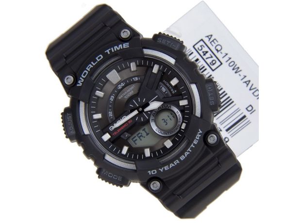 CASIO AEQ-110W-1AVEF 10 YEAR BATTERY, фото 2 | Интернет-магазин оригинальных часов и аксессуаров