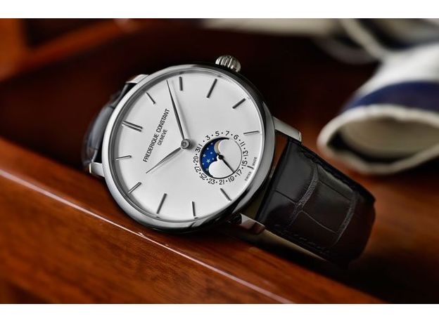 Frederique Constant FC-703S3S6 Slimline Moonphase, фото 4 | Интернет-магазин оригинальных часов и аксессуаров