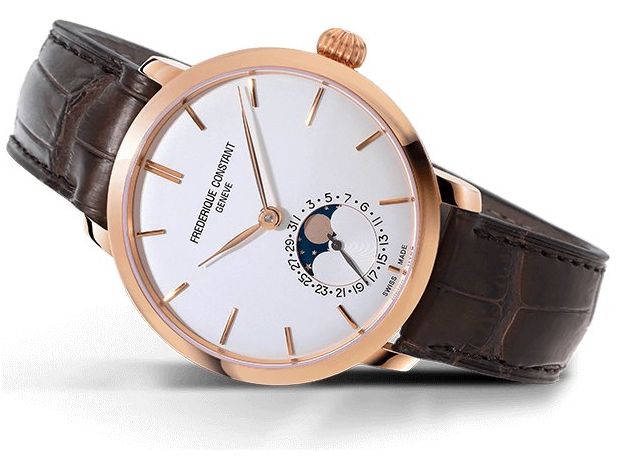 Frederique Constant FC-703V3S4 Slim Line Moonphase, фото 2 | Интернет-магазин оригинальных часов и аксессуаров