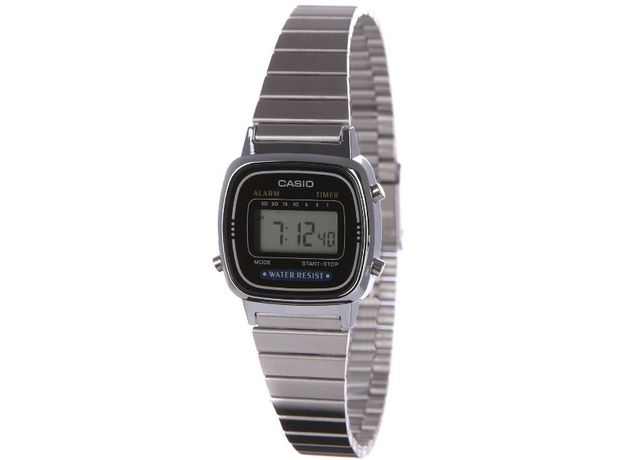 CASIO LA670WEA-1EF, Вариации товара: Стальной/Черный, фото 2 | Интернет-магазин оригинальных часов и аксессуаров