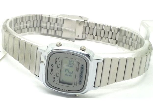 CASIO LA670WEA-7EF, Вариации товара: Стальной/Серый, фото 3 | Интернет-магазин оригинальных часов и аксессуаров