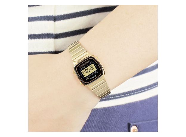 CASIO LA670WEGA-1EF, Вариации товара: Позолота/Темный, фото 4 | Интернет-магазин оригинальных часов и аксессуаров