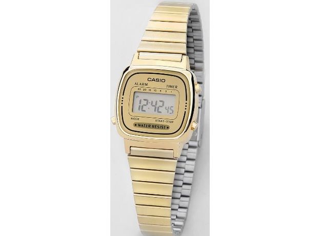 CASIO LA670WEGA-9EF, Варіант кольору: Позолота/Позолота, фото 2 | Интернет-магазин оригинальных часов и аксессуаров