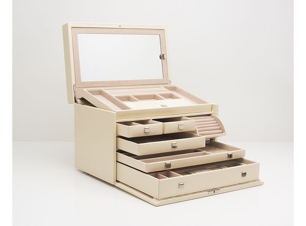 Шкатулка WOLF 315053 London Lg Box Cream, фото 2 | Интернет-магазин оригинальных часов и аксессуаров