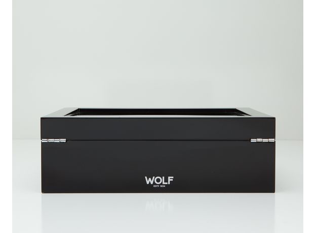 Скринька WOLF 461670 Savoy 10pc Watch Box Blk, фото 3 | Интернет-магазин оригинальных часов и аксессуаров