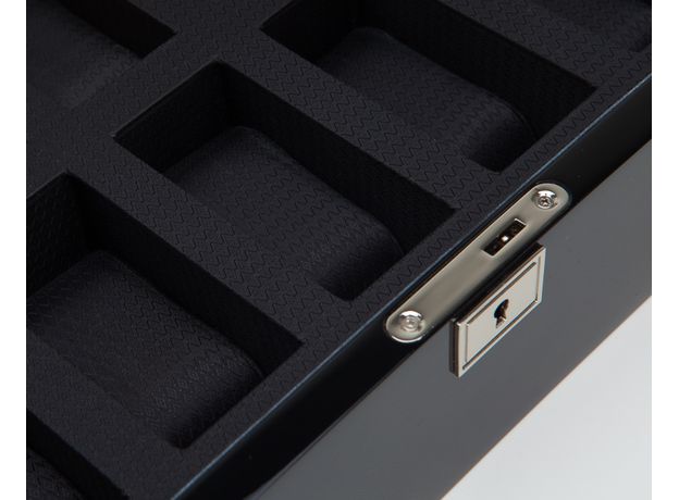 Скринька WOLF 461670 Savoy 10pc Watch Box Blk, фото 4 | Интернет-магазин оригинальных часов и аксессуаров