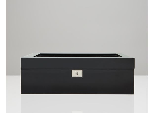 Скринька WOLF 461670 Savoy 10pc Watch Box Blk, фото 2 | Интернет-магазин оригинальных часов и аксессуаров