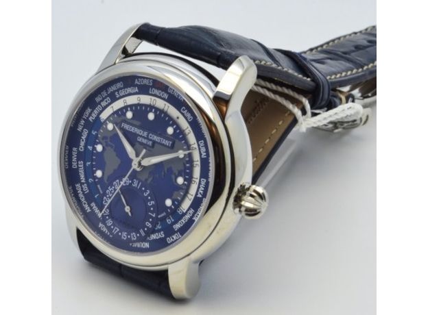 Frederique Constant FC-718NWM4H6 Classic Worldtimer, фото 9 | Интернет-магазин оригинальных часов и аксессуаров