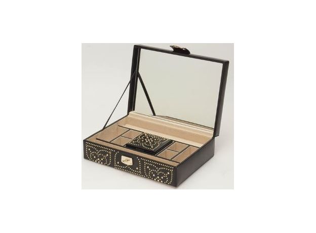 Шкатулка WOLF 308302 Marrakesh Flat Box Black, фото 2 | Интернет-магазин оригинальных часов и аксессуаров